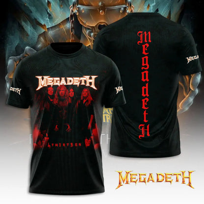 LIMITED EDITION - NEW CUSTOMIZED MEGADETH T-SHIRT, HOODIE, ZIP HOODIE