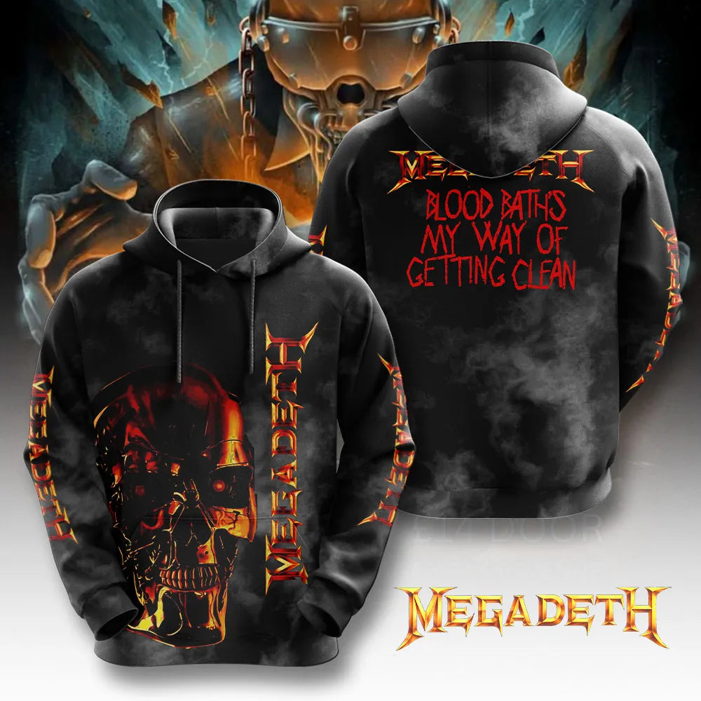 LIMITED EDITION - NEW CUSTOMIZED MEGADETH T-SHIRT, HOODIE, ZIP HOODIE