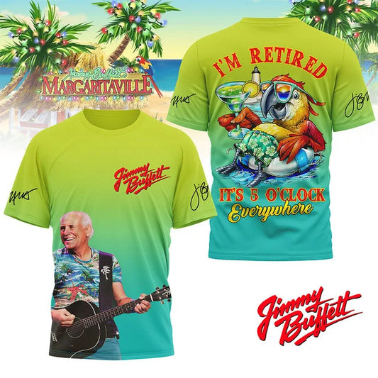 LIMITED EDITION - NEW CUSTOMIZED JIMMY BUFFETT T-SHIRT, HOODIE, ZIP HOODIE
