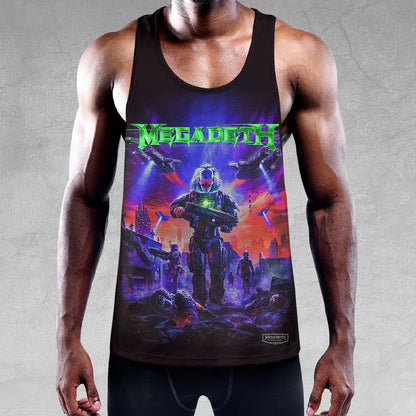 LIMITED EDITION - NEW CUSTOMIZED MEGADETH UNISEX TANK TOP