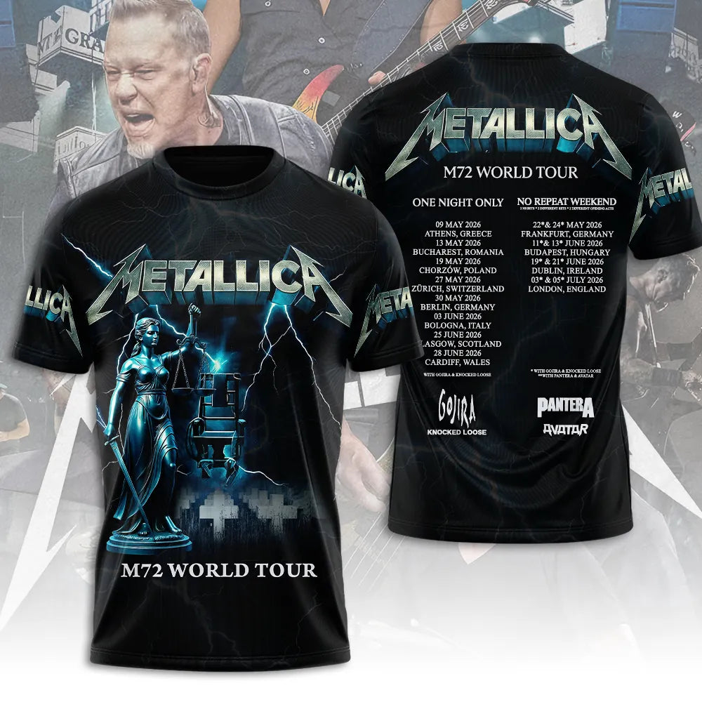 LIMITED EDITION - NEW CUSTOMIZED METALLICA T-SHIRT, HOODIE, ZIP HOODIE