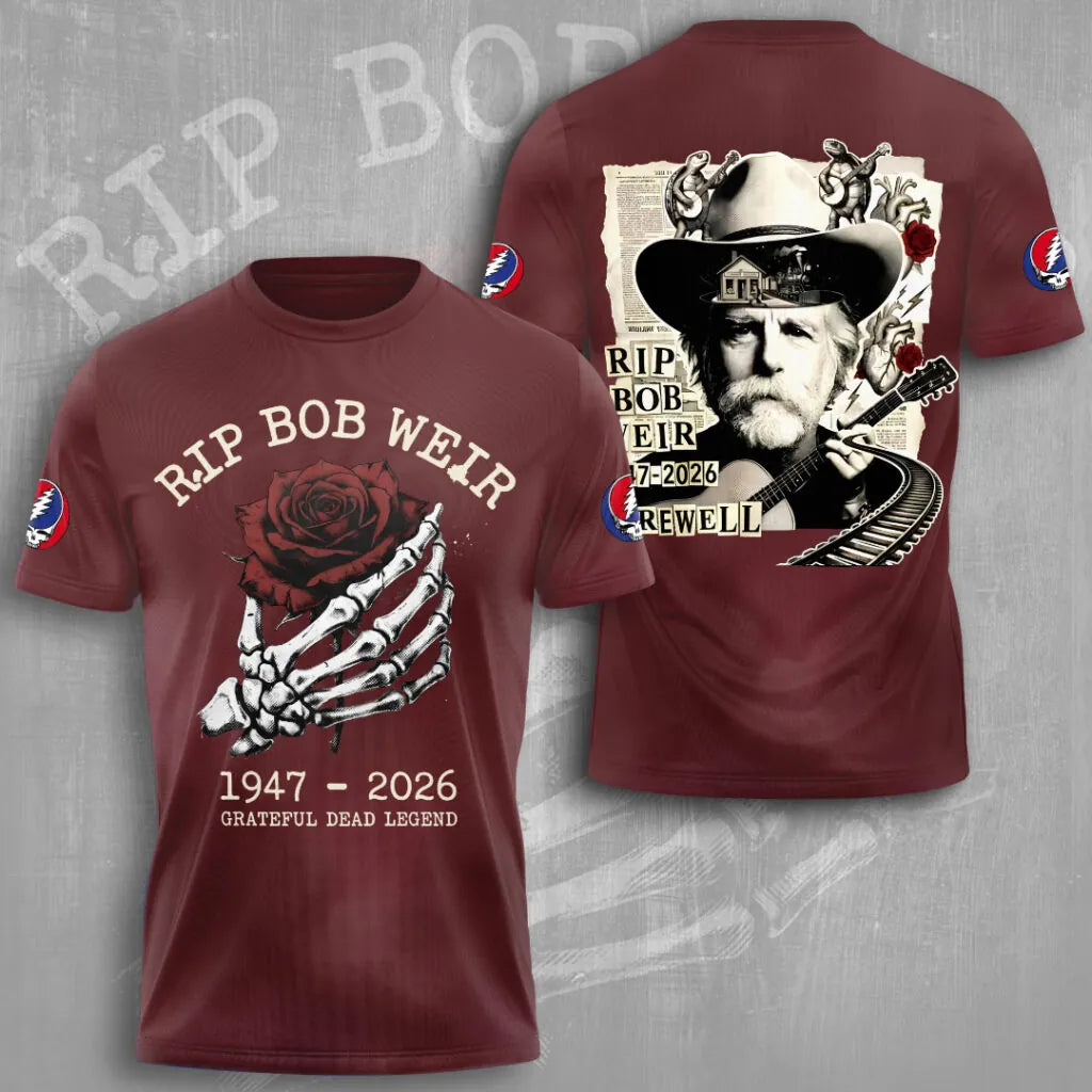 LIMITED EDITION - NEW CUSTOMIZED GRATEFUL DEAD T-SHIRT, HOODIE, ZIP HOODIE