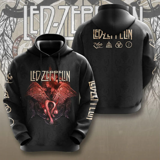LIMITED EDITION - NEW CUSTOMIZED LED ZEPPELIN T-SHIRT, HOODIE, ZIP HOODIE