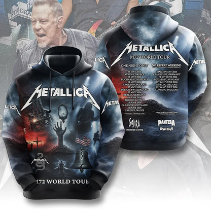 LIMITED EDITION - NEW CUSTOMIZED METALLICA T-SHIRT, HOODIE, ZIP HOODIE