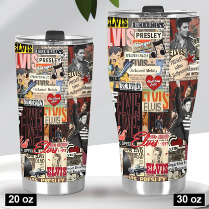 LIMITED EDITION - NEW CUSTOMIZED ELVIS PRESLEY TUMBLER CUP