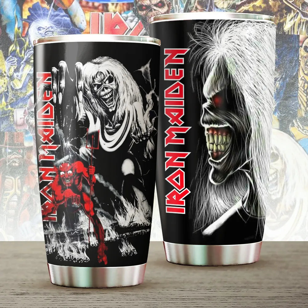 LIMITED EDITION - NEW CUSTOMIZED IRON MAIDEN TUMBLER CUP