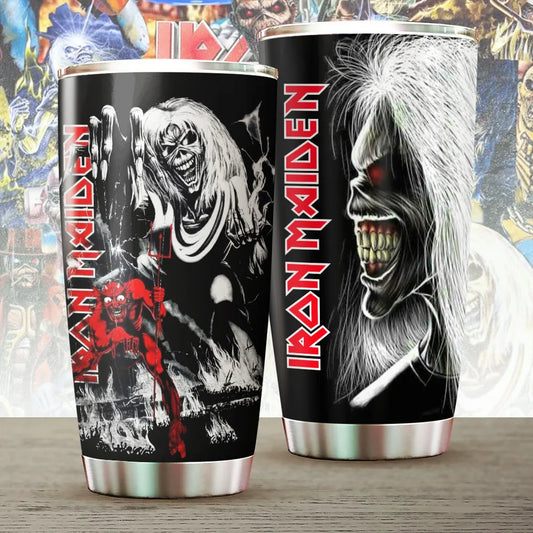 LIMITED EDITION - NEW CUSTOMIZED IRON MAIDEN TUMBLER CUP
