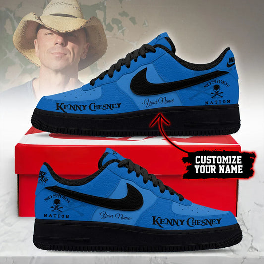 LIMITED EDITION - NEW CUSTOMIZED KENNY CHESNEY AF1 SHOES