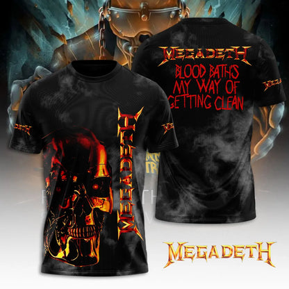 LIMITED EDITION - NEW CUSTOMIZED MEGADETH T-SHIRT, HOODIE, ZIP HOODIE