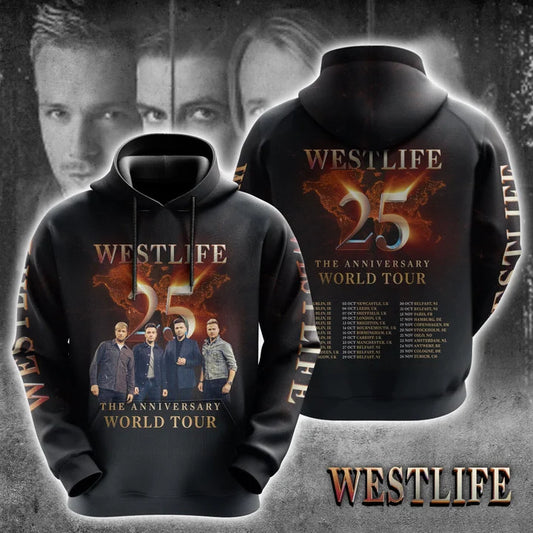 LIMITED EDITION - NEW CUSTOMIZED WESTLIFE T-SHIRT, HOODIE, ZIP HOODIE