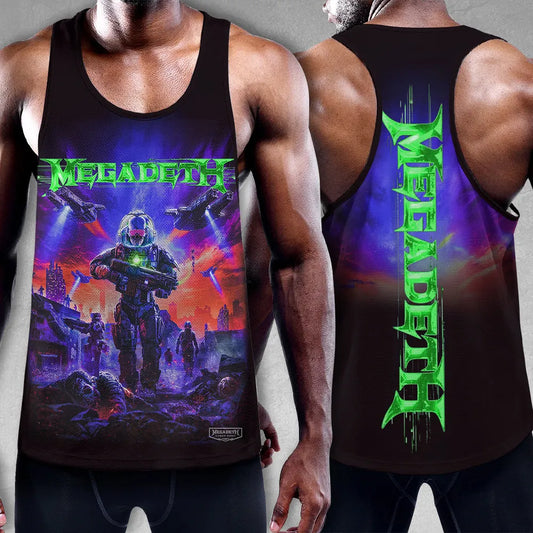 LIMITED EDITION - NEW CUSTOMIZED MEGADETH UNISEX TANK TOP