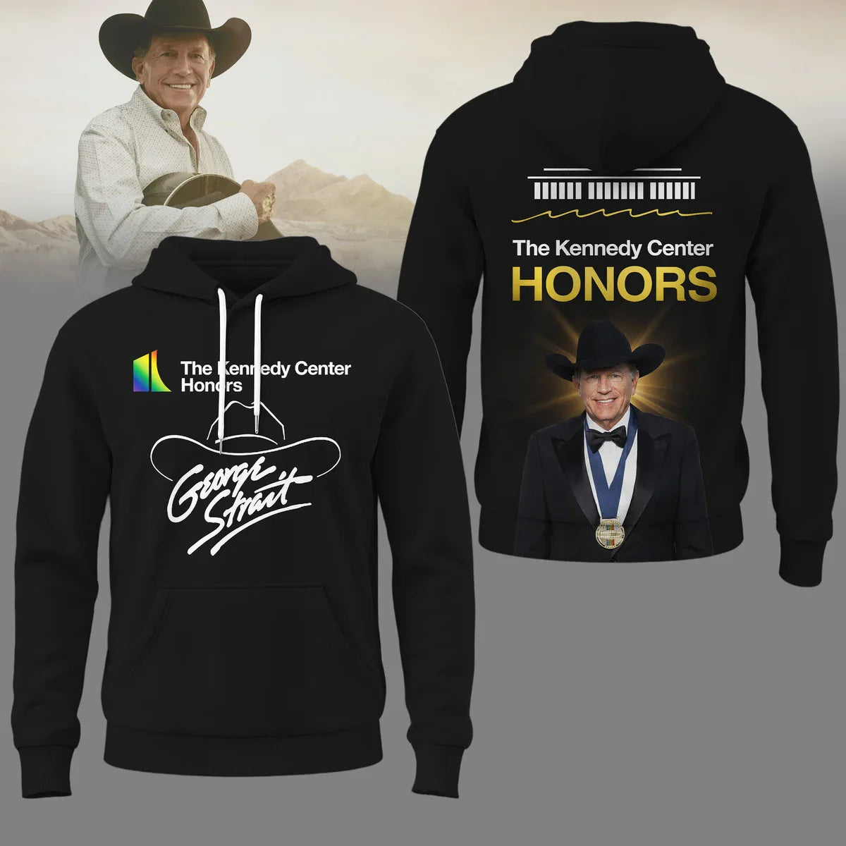 LIMITED EDITION - NEW CUSTOMIZED GEORGE STRAIT T-SHIRT, HOODIE, ZIP HOODIE