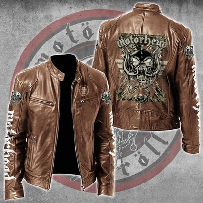 LIMITED EDITION - NEW CUSTOMIZED MOTÖRHEAD MOTORCYCLE LEATHER JACKET