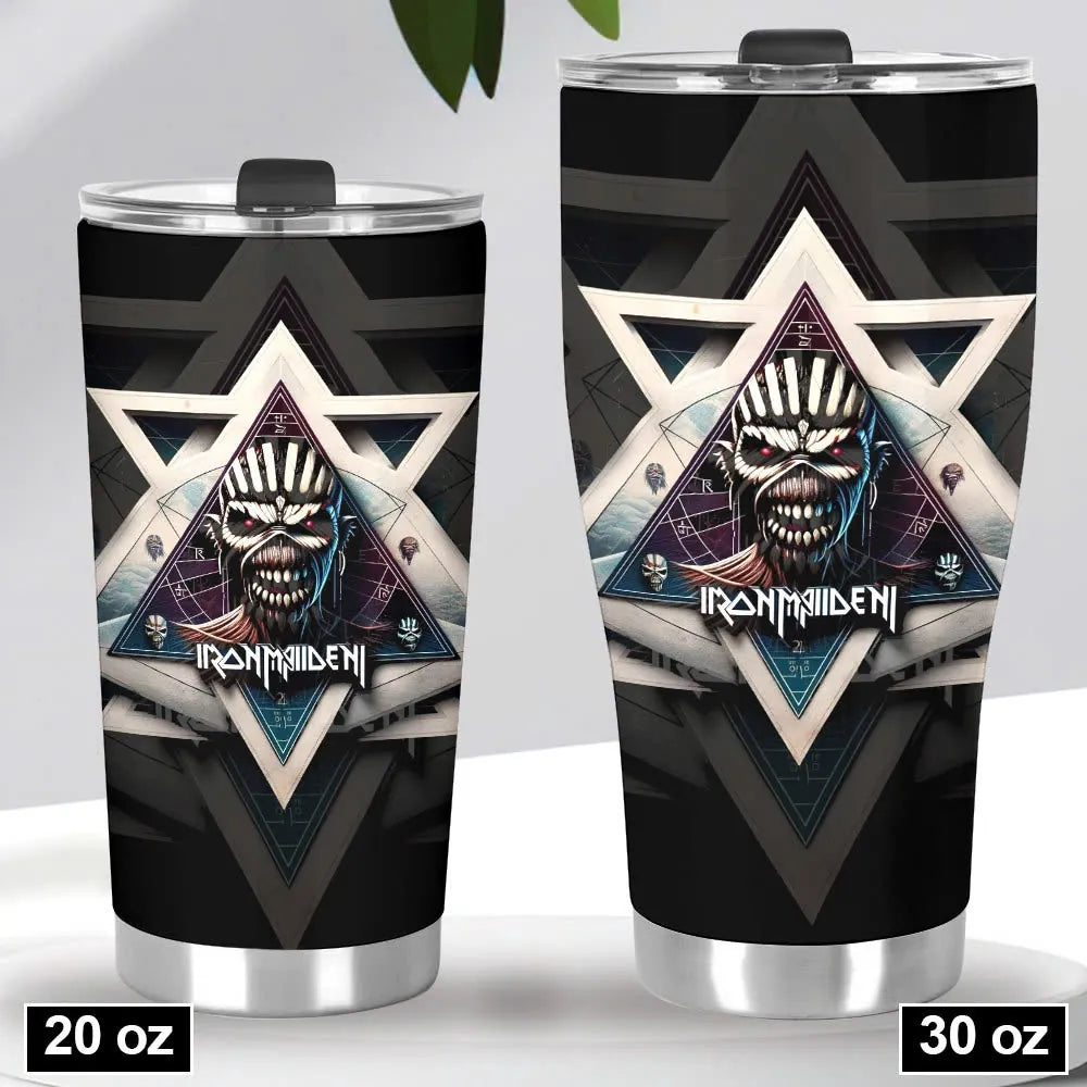LIMITED EDITION - NEW CUSTOMIZED IRON MAIDEN TUMBLER CUP