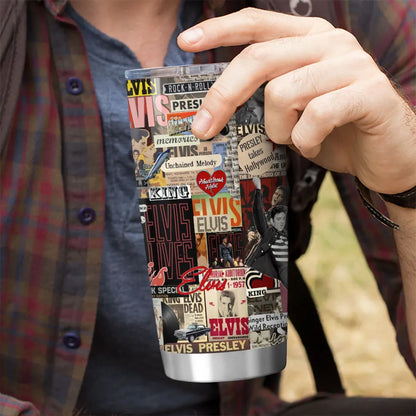 LIMITED EDITION - NEW CUSTOMIZED ELVIS PRESLEY TUMBLER CUP
