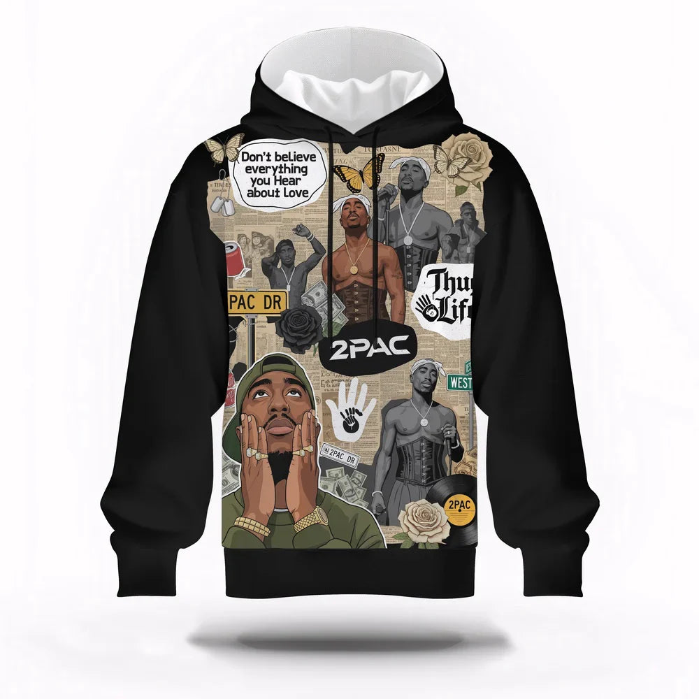 LIMITED EDITION - NEW CUSTOMIZED TUPAC SHAKUR T-SHIRT, HOODIE, ZIP HOODIE