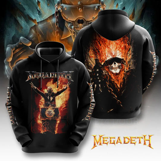 LIMITED EDITION - NEW CUSTOMIZED MEGADETH T-SHIRT, HOODIE, ZIP HOODIE