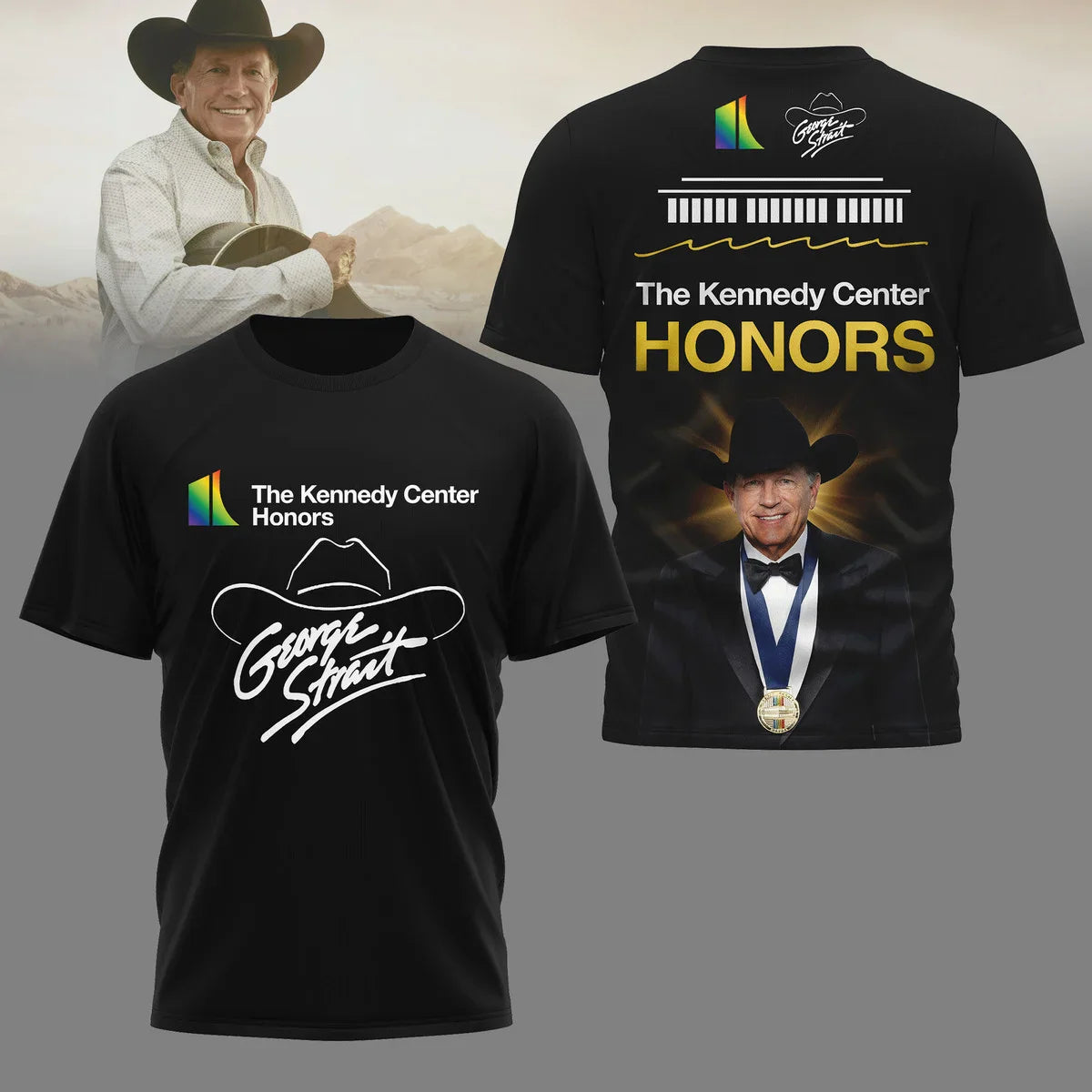 LIMITED EDITION - NEW CUSTOMIZED GEORGE STRAIT T-SHIRT, HOODIE, ZIP HOODIE