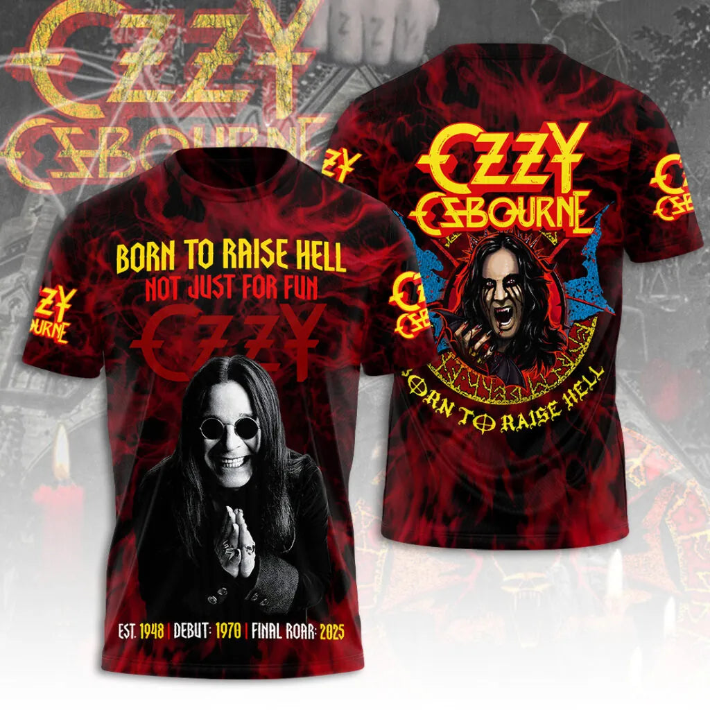 LIMITED EDITION - NEW CUSTOMIZED BLACK SABBATH x OZZY OSBOURNE T-SHIRT, HOODIE, ZIP HOODIE