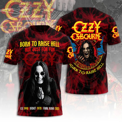 LIMITED EDITION - NEW CUSTOMIZED BLACK SABBATH x OZZY OSBOURNE T-SHIRT, HOODIE, ZIP HOODIE
