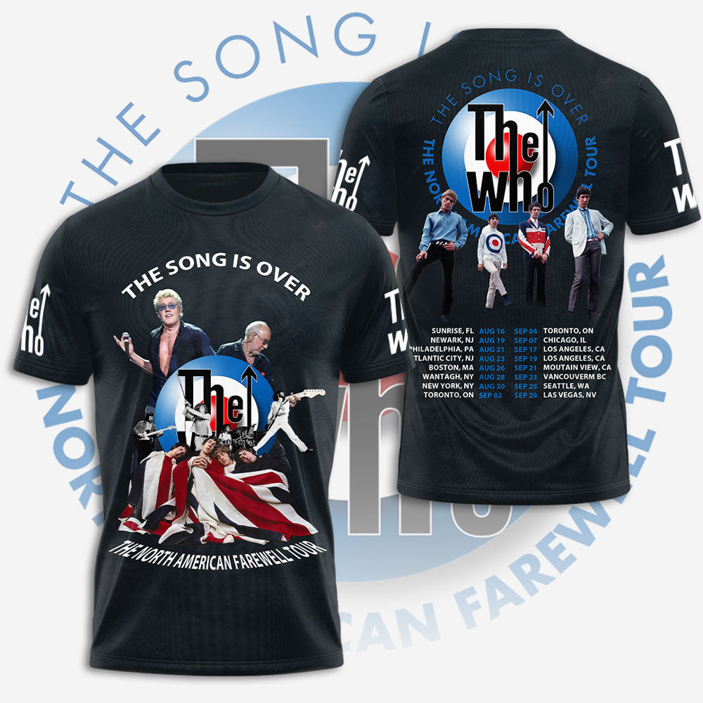 LIMITED EDITION - NEW CUSTOMIZED THE WHO T-SHIRT, HOODIE, ZIP HOODIE