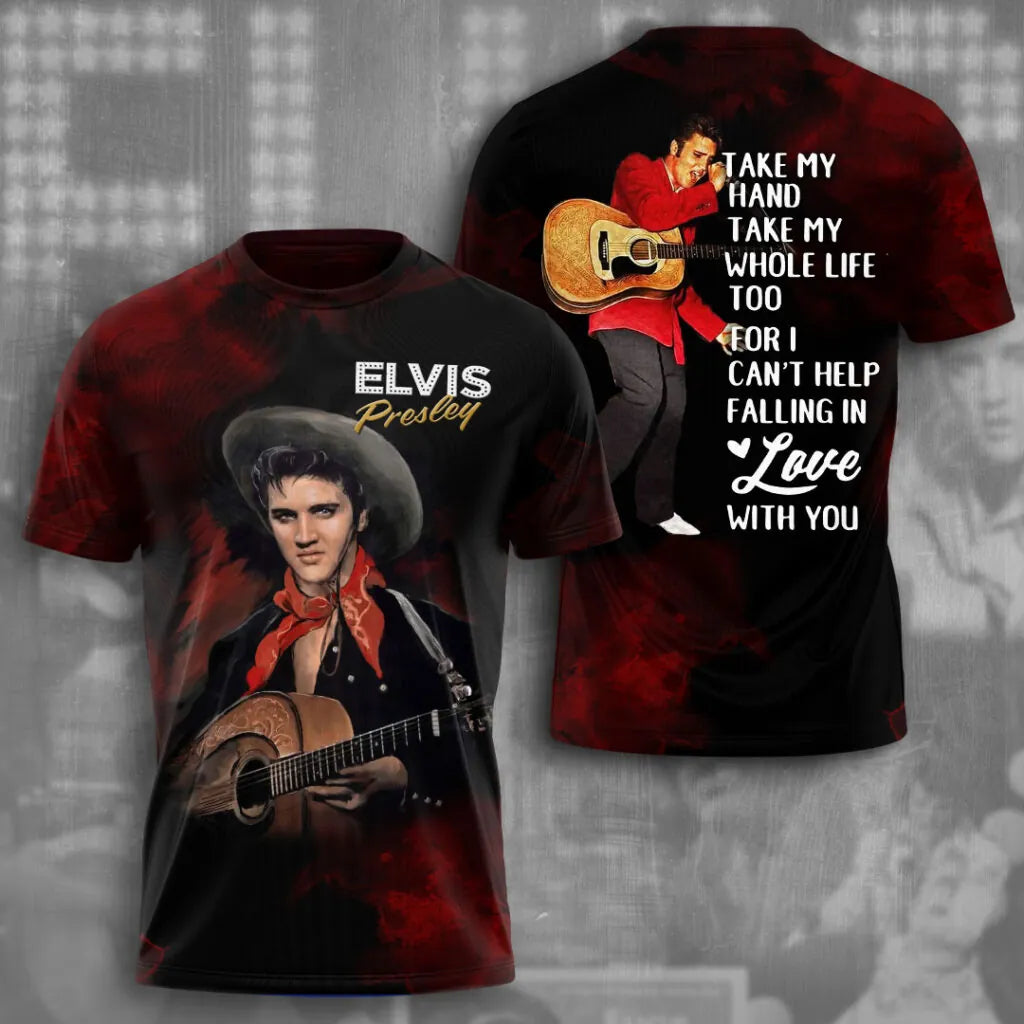 LIMITED EDITION - NEW CUSTOMIZED ELVIS PRESLEY T-SHIRT, HOODIE, ZIP HOODIE