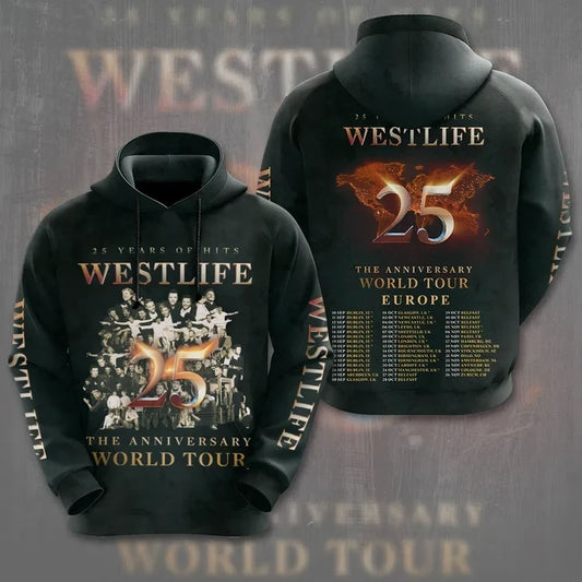 LIMITED EDITION - NEW CUSTOMIZED WESTLIFE T-SHIRT, HOODIE, ZIP HOODIE