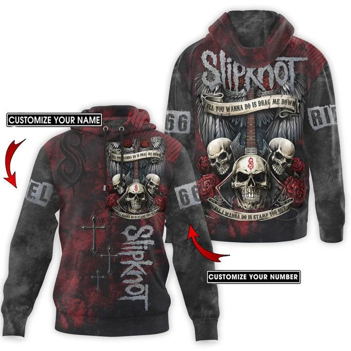 LIMITED EDITION - NEW CUSTOMIZED SLIPKNOT T-SHIRT, HOODIE, ZIP HOODIE