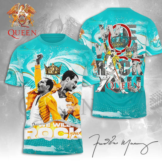 LIMITED EDITION - NEW CUSTOMIZED FREDDIE MERCURY T-SHIRT, HOODIE, ZIP HOODIE