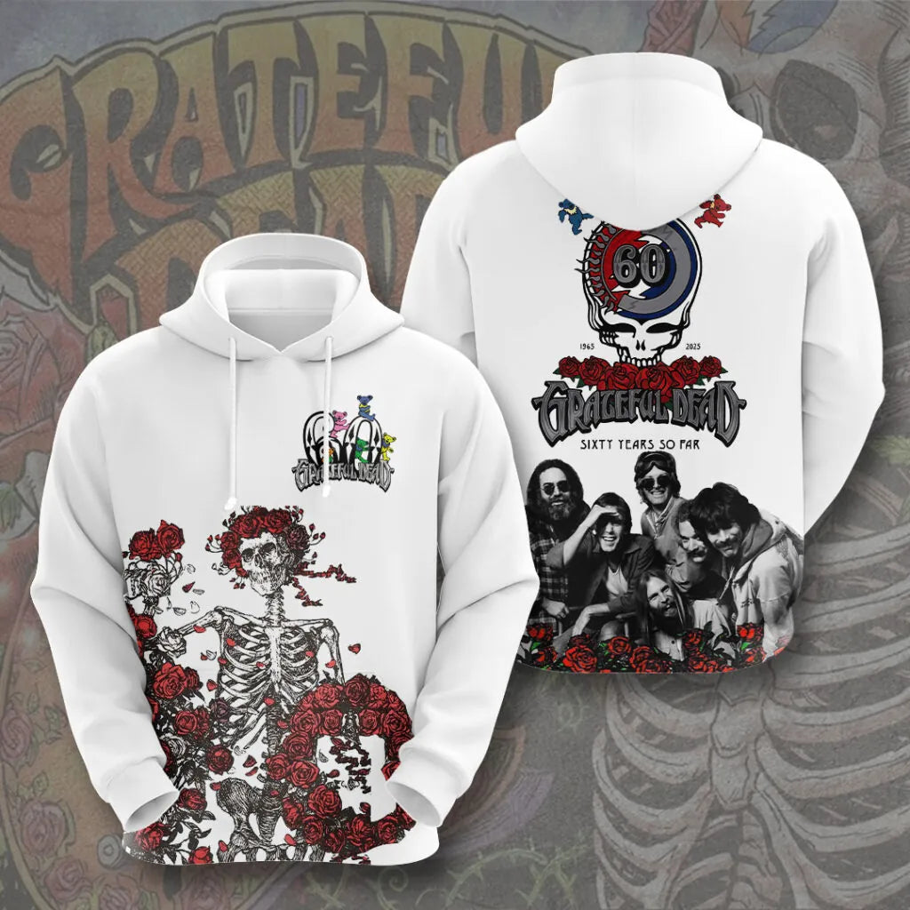 LIMITED EDITION - NEW CUSTOMIZED GRATEFUL DEAD T-SHIRT, HOODIE, ZIP HOODIE
