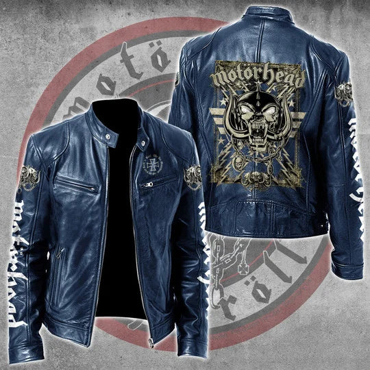 LIMITED EDITION - NEW CUSTOMIZED MOTÖRHEAD MOTORCYCLE LEATHER JACKET