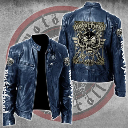 LIMITED EDITION - NEW CUSTOMIZED MOTÖRHEAD MOTORCYCLE LEATHER JACKET