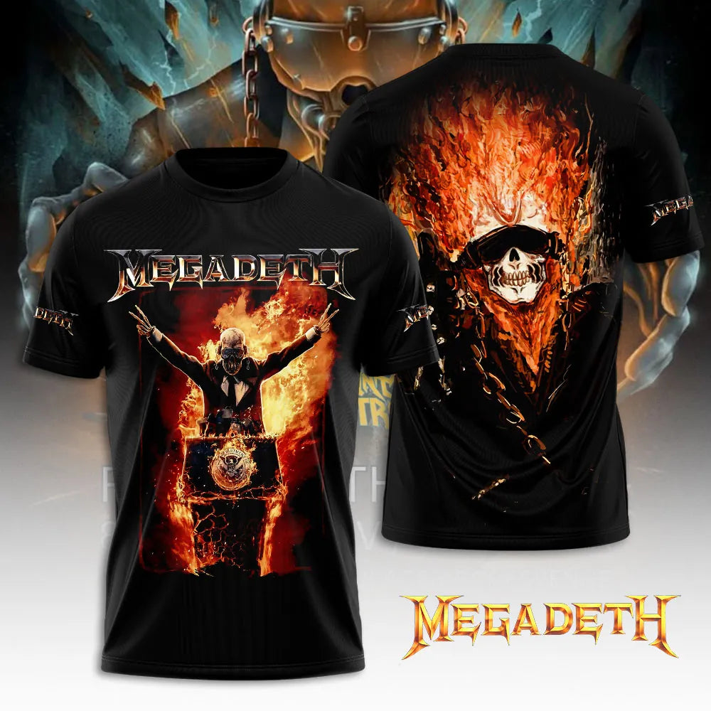 LIMITED EDITION - NEW CUSTOMIZED MEGADETH T-SHIRT, HOODIE, ZIP HOODIE