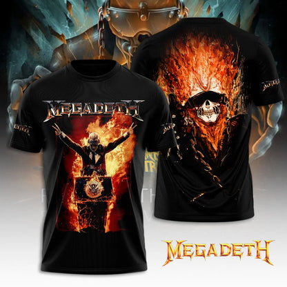 LIMITED EDITION - NEW CUSTOMIZED MEGADETH T-SHIRT, HOODIE, ZIP HOODIE