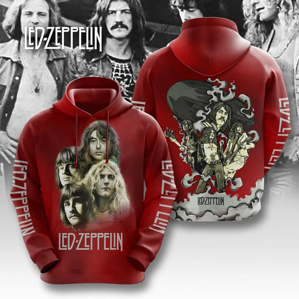 LIMITED EDITION - NEW CUSTOMIZED LED ZEPPELIN T-SHIRT, HOODIE, ZIP HOODIE