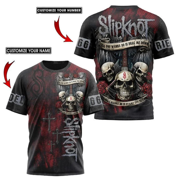 LIMITED EDITION - NEW CUSTOMIZED SLIPKNOT T-SHIRT, HOODIE, ZIP HOODIE