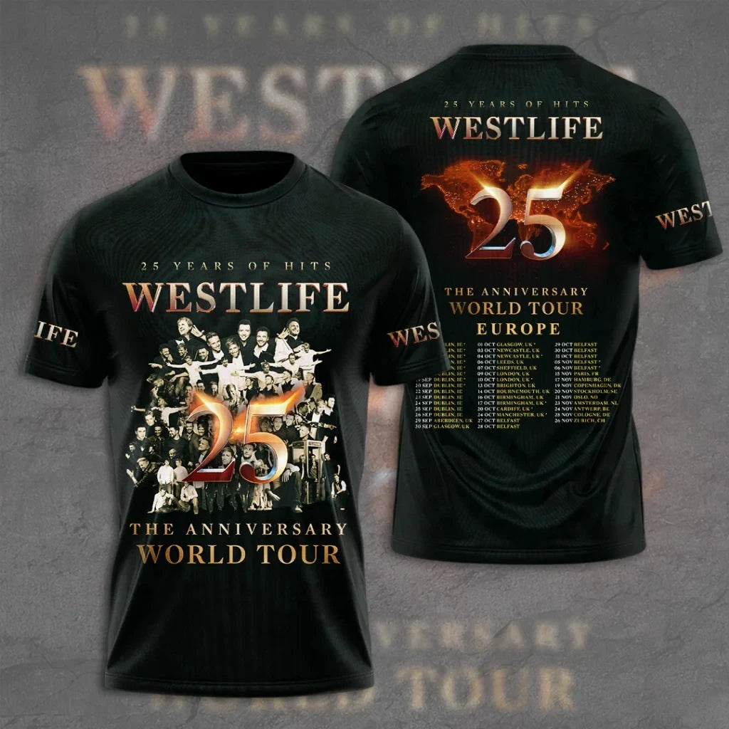 LIMITED EDITION - NEW CUSTOMIZED WESTLIFE T-SHIRT, HOODIE, ZIP HOODIE