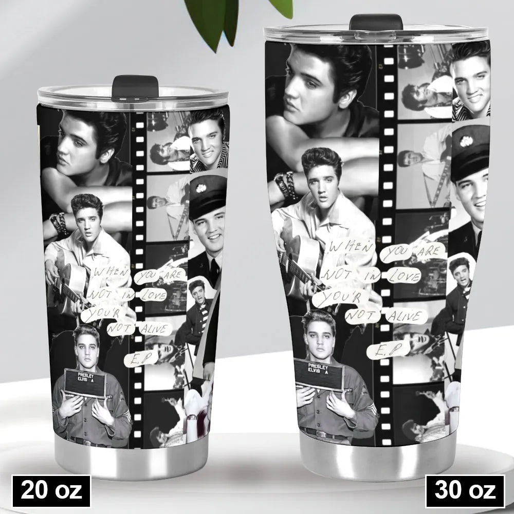 LIMITED EDITION - NEW CUSTOMIZED ELVIS PRESLEY TUMBLER CUP