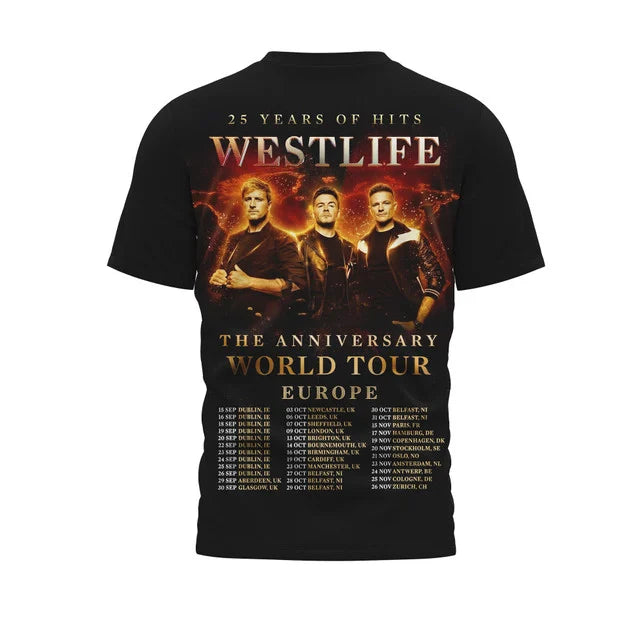 LIMITED EDITION - NEW CUSTOMIZED WESTLIFE T-SHIRT, HOODIE, ZIP HOODIE