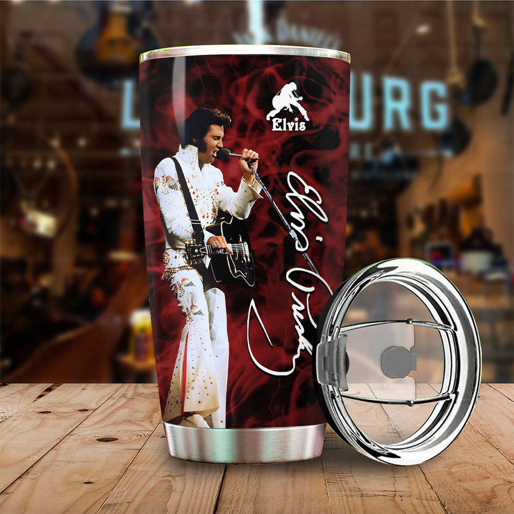 LIMITED EDITION - NEW CUSTOMIZED ELVIS PRESLEY TUMBLER CUP