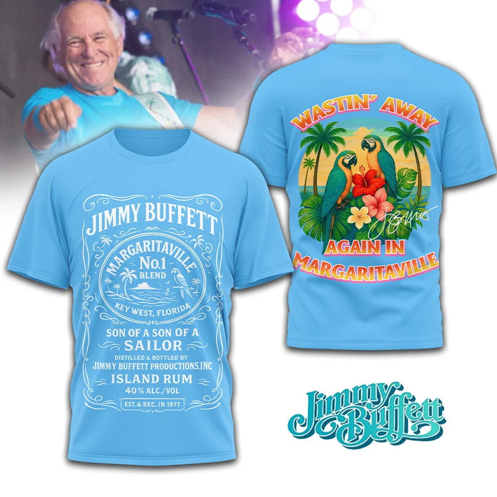 LIMITED EDITION - NEW CUSTOMIZED JIMMY BUFFETT T-SHIRT, HOODIE, ZIP HOODIE
