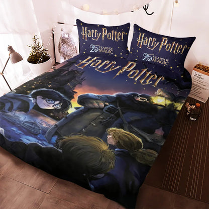 LIMITED EDITION - NEW CUSTOMIZED HRPT 3-PIECE DUVET BEDDING SET