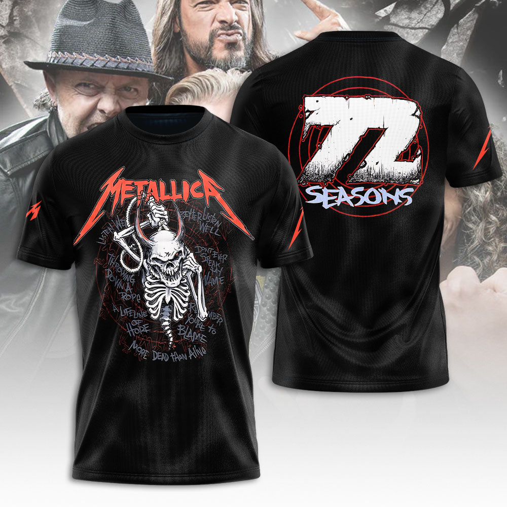 LIMITED EDITION - NEW CUSTOMIZED METALLICA T-SHIRT, HOODIE, ZIP HOODIE