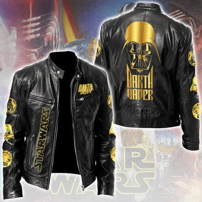 LIMITED EDITION - NEW CUSTOMIZED STWA MOTORCYCLE LEATHER JACKET