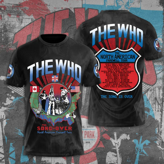 LIMITED EDITION - NEW CUSTOMIZED THE WHO T-SHIRT, HOODIE, ZIP HOODIE