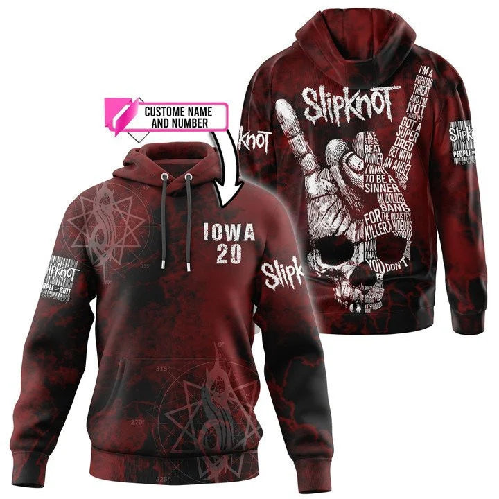LIMITED EDITION - NEW CUSTOMIZED SLIPKNOT T-SHIRT, HOODIE, ZIP HOODIE