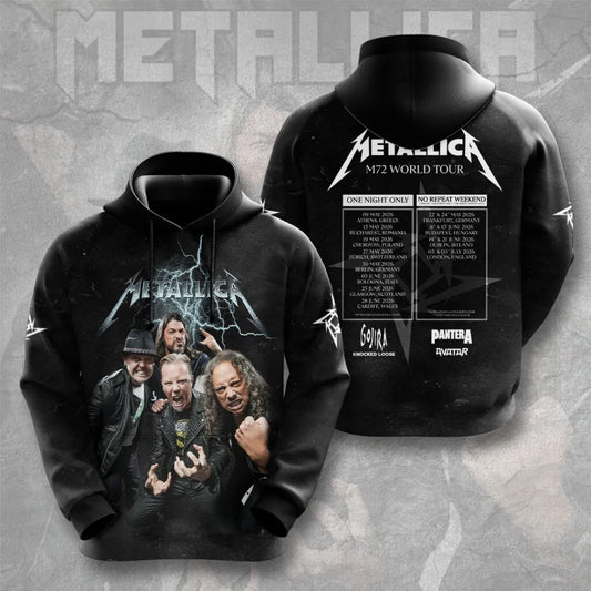 LIMITED EDITION - NEW CUSTOMIZED METALLICA T-SHIRT, HOODIE, ZIP HOODIE