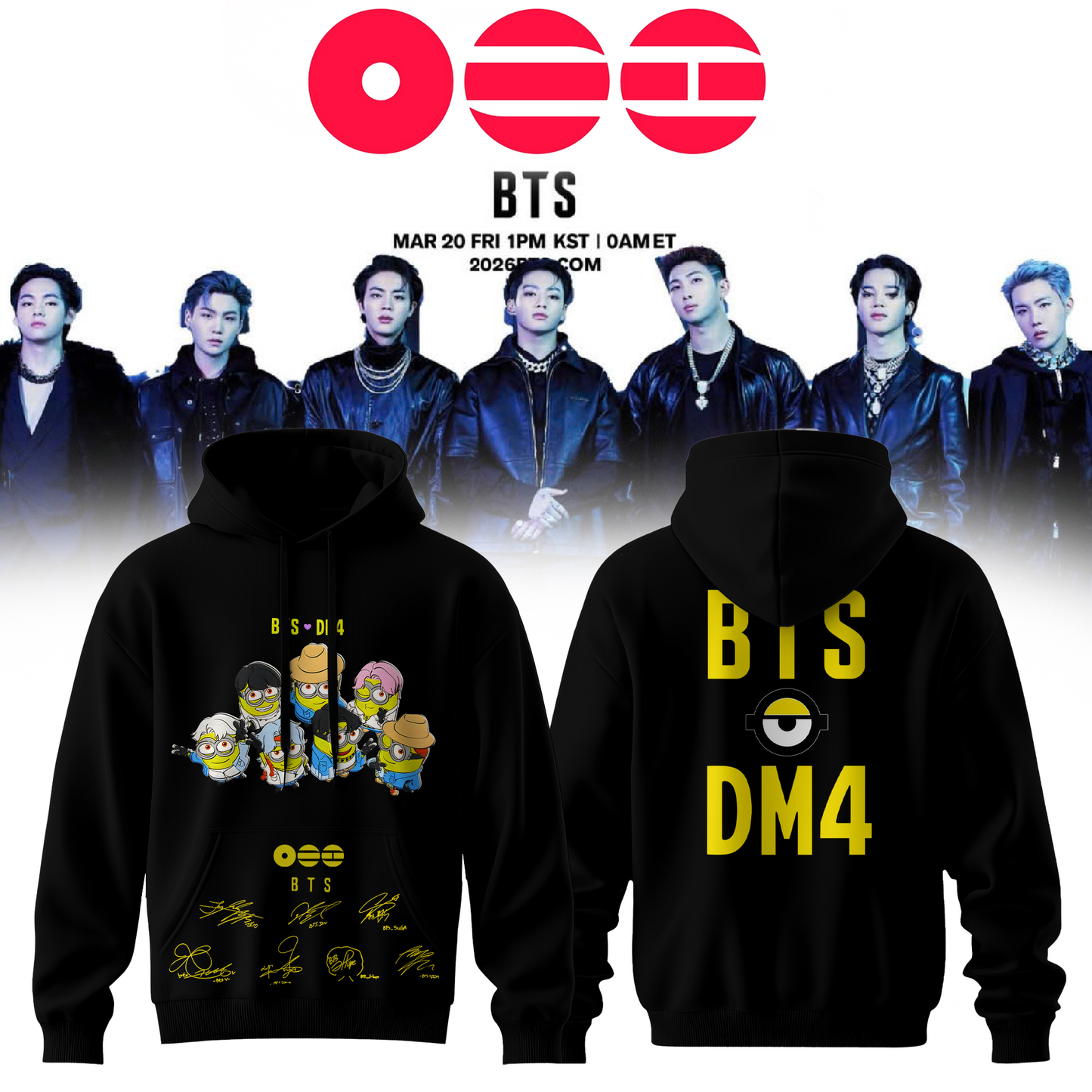 LIMITED EDITION - BTS COMEBACK WORLD TOUR APPAREL