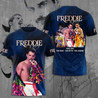 LIMITED EDITION - NEW CUSTOMIZED FREDDIE MERCURY T-SHIRT, HOODIE, ZIP HOODIE