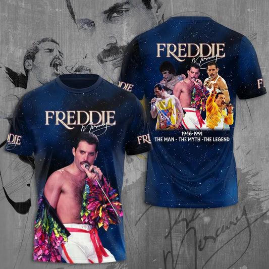LIMITED EDITION - NEW CUSTOMIZED FREDDIE MERCURY T-SHIRT, HOODIE, ZIP HOODIE